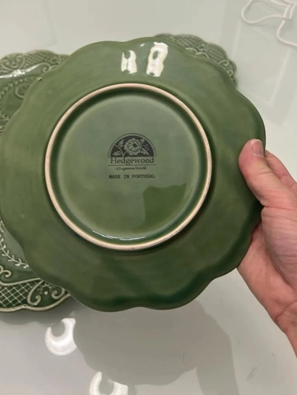 Hedgewood Suzanne Nicoll Portugal 8” Decorative Bread Plate * Set of 4